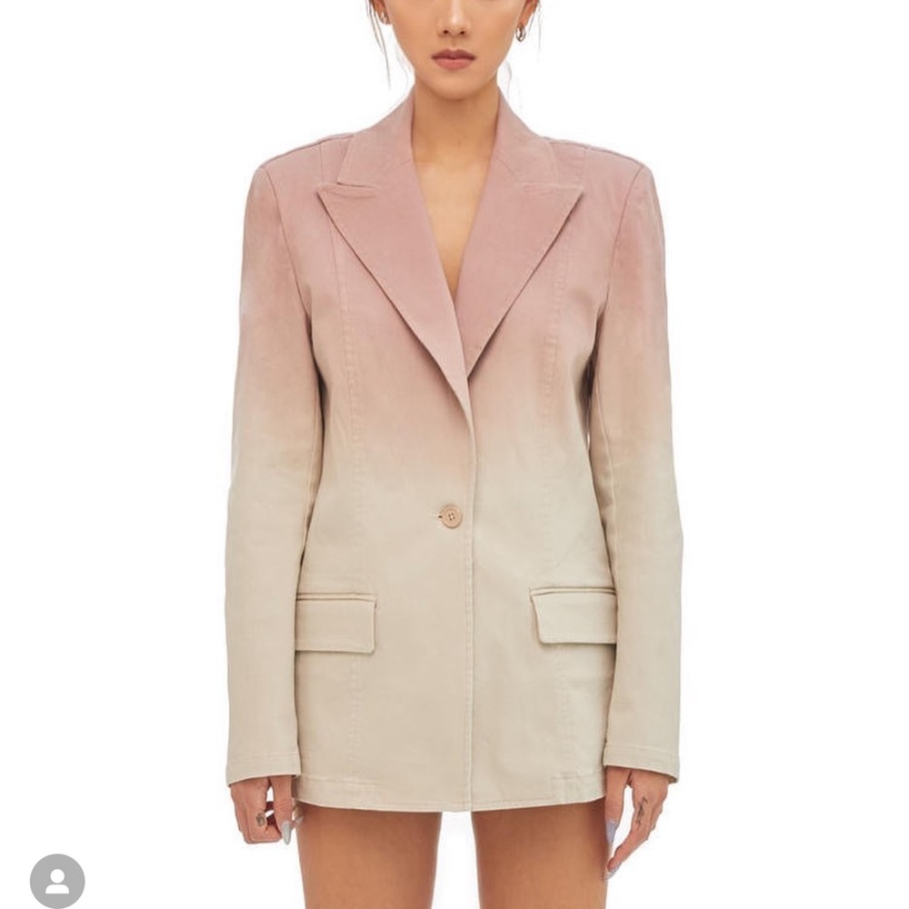 NEW SVNDZ Ombré blazer
